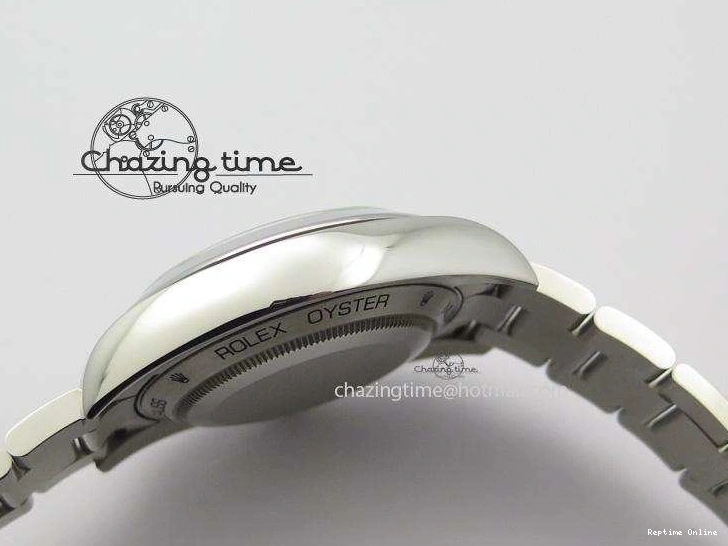 0414 Fashionable Milgauss 116400 GV JF 1:1 Green Sapphire Blue Dial On SS Bracelet A2824 V 3950